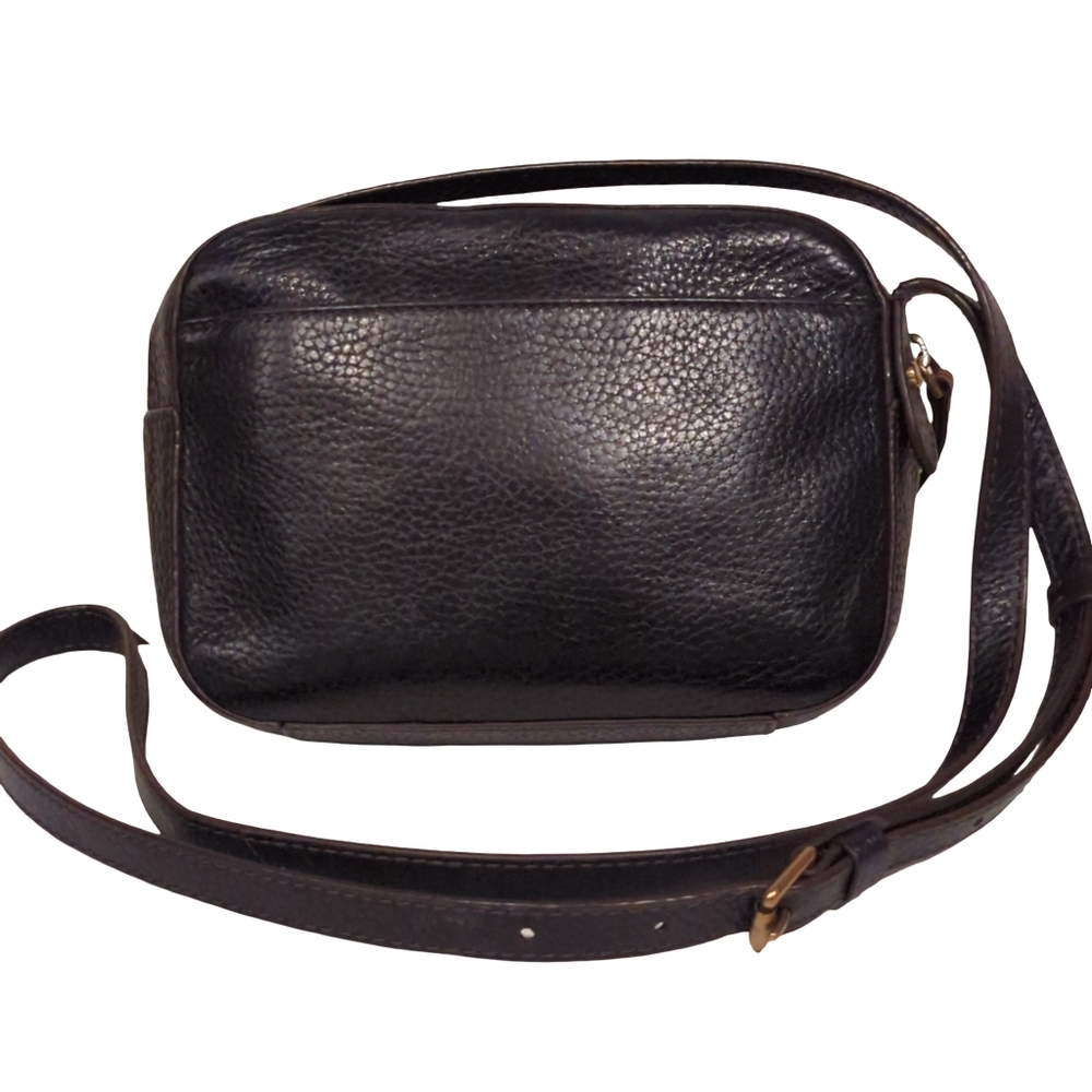 Fossil Gemma Pebbled Leather Crossbody Camera Bag In Black - Picture 2 of 14